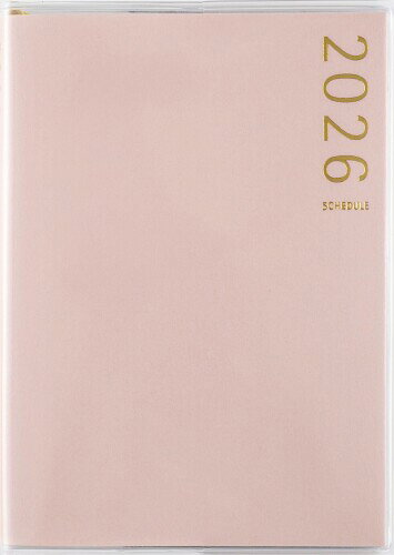 笔记本 - 196 T’pure (ティーズピュア) 2 手帳 高橋書店 2026年版 ピンク ウィークリー B7判