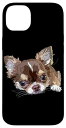 iPhone 14 Plus チワワ ロングヘア ファニー チワワ 長髪 チワワ 犬 スマホケース