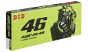 D.I.D(大同工業)バイク用チェーン 軽圧入クリップジョイント付属 428VR46-130FB S&G(シルバー&ゴールド) X-リング