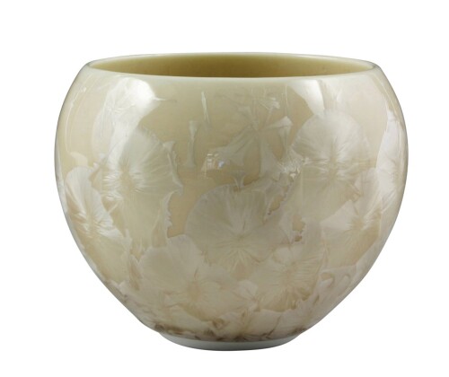 京焼 清水焼 陶あん窯 お茶呑茶碗 花結晶 (茶) KTA158-04