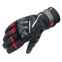 コミネ(KOMINE) バイク用 グローブ GK-857 プロテクトWPウィンターグローブ Black Red M