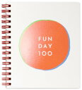 いろは出版 日記帳 FUN DAY100 1年 一言日記 日付なし 1日1ページ GFUN-02