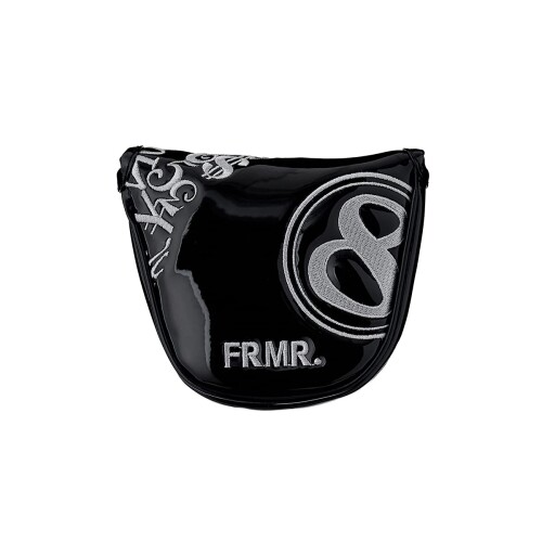 フランクミウラ フランク三浦GOLF パターカバー マレットタイプ FRMRモデル ブラック/シルバー FRMR-PC