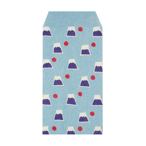 カクケイ ふわり伊予和紙 ポチ袋 富士山 5枚入り 2個パック FWP10012-S