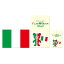 ムーングラフィックス ステッカー ポストカード 国旗 イタリア SET36