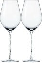 ZWIESEL(ツヴィーゼル) ワイングラス 白ワイン ペア ワイングラス インシエメ 360ml 2客セット ハンドメイド G121418