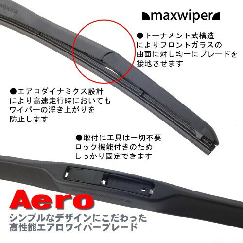 マックスワイパー(maxwiper)いすゞ フォワード (3連) FRR.FSR.FTR H19.5〜(2007.5〜) RACING BLADE ワイパー 左中右3本セット 3