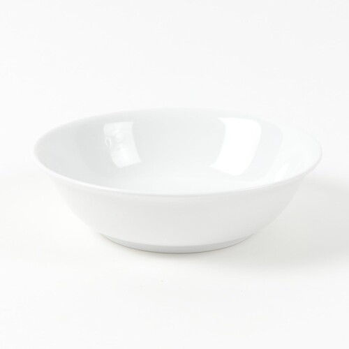 OGISO(おぎそ) アウトレット 17cm 深皿 中皿 パスタ皿 子ども食器 食洗機 電子レンジ 割れにくい 軽い 陶磁器 強化磁器 保育 ホワイト