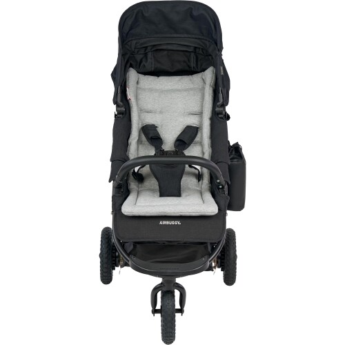AIRBUGGY（エアバギー） STROLLER MAT ストローラーマット LIGHT GREY(ライトグレイ) AB7309 ベビーカーシート ベビーカークッション マット 新生児 ベビー オールシーズン 洗濯可能 他社OK クッシ