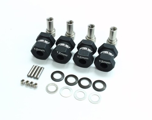 OPTION No.1 12mmアルミ六角ハブ 15mm厚/4コ入 CB-002 一般的なノーマルタイプのハブから交換するだけで、車幅をワイドにするとともに重心を下げることができます。 専用六角ナット、スペーサー付属。 ※リーマーなどでホイールの内径を5mmに加工する必要があります。 六角ハブをイモネジでシャフトに固定できるので、シャフトピンが脱落せず、整備性が向上します。 一般的なノーマルタイプのハブから交換するだけで、車幅をワイドにするとともに重心を下げることができます。 専用六角ナット、スペーサー付属。 ※リーマーなどでホイールの内径を5mmに加工する必要があります。 六角ハブをイモネジでシャフトに固定できるので、シャフトピンが脱落せず、整備性が向上します。 アルマイトカラー:ブラック。 ※本製品に燃料、電池、バッテリー、塗料、接着剤、オイル、グリスは含まれません。 商品コード20064002716商品名OPTION No.1 12mmアルミ六角ハブ 15mm厚/4コ入 CB-002型番CB-002カラーなし※他モールでも併売しているため、タイミングによって在庫切れの可能性がございます。その際は、別途ご連絡させていただきます。※他モールでも併売しているため、タイミングによって在庫切れの可能性がございます。その際は、別途ご連絡させていただきます。