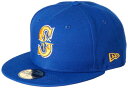 (ニューエラ) ベースボールキャップ 59FIFTY MLBオンフィールド シアトル・マリナーズ オルタネイト2 チームカラー Free