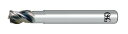 オーエスジー 銅・アルミ合金用3枚刃超硬ラジアスエンドミル多機能強力型 外径20mm 全長125mm 刃長30mm シャンク径20mm CA-PKE 20×R3...