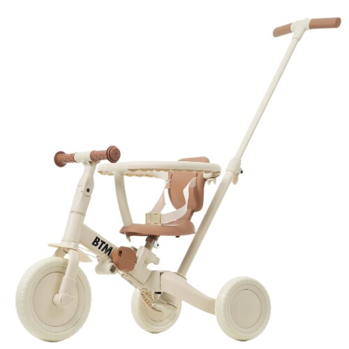 Tricycle - BTM 子供用三輪車 4in1 バイク 三輪車のりもの ランニング 超軽量 押し棒付き ハンドル調整可能 自転車 おもちゃ 乗用玩具 組み立て簡単 誕生日プレゼント