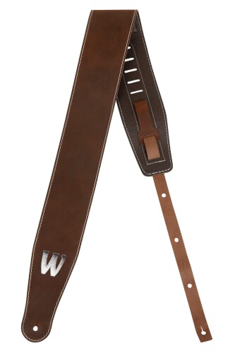 (ワーウィック) ベースストラップ Brown/Silver