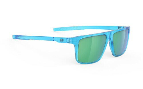 Tennis - (RUDYPROJECT) サングラス stellar ステラー クリスタルアズーロ/マルチレーザーグリーン SP914168-0000 レンズ幅：52mm