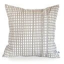 LDnext クッションカバー ルネ・デュー Studio Hilla 約45×45cm 日本製 ピック グレー 2430015