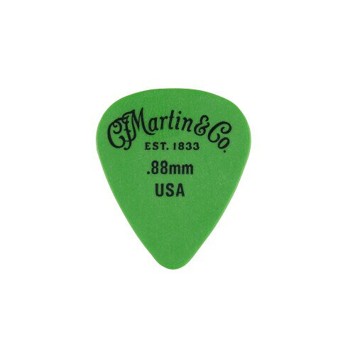 Martin Delrin Guitar Picks ? Green, .88mm 18A0155 Martin デルリン ギターピック ? グリーン, 0.88mm | 12枚入り | 本格的なトーンと安定したグリップを備えた耐久性ピック 本格的なトーンとスムーズなアタック: 高品質なデルリン素材によって、ストロークにもピッキングにも合うクリアで歯切れのよいサウンドを実現。 0.88mmゲージでバランスの取れたコントロール: 中ゲージ仕様で、柔軟性を失わずに精度の高い演奏とタイトなレスポンスを求めるプレイヤーに最適。 安心のグリップ感: 表面のわずかなテクスチャーが滑りにくさを高め、長時間の練習や演奏でも安定したフィーリングを提供。 耐久性と摩耗耐性: 繰り返しの使用でも形状やトーンを維持できるよう設計。 12枚セット: グリーンのデルリンピックが12枚入っているので、いつでも信頼できるピックを手元に用意可能。 Martin デルリン ■ギターピックは、安定したトーン、信頼できるグリップ、そして長持ちするパフォーマンスを実現するよう設計されています。耐久性の高いデルリン素材を使用し、優れた摩耗耐性とスムーズな弾き心地を提供。0.88mmのゲージと鮮やかなグリーンのカラーで、やや硬めのピックを好むプレイヤーに、強さとコントロール性のバランスを提供します。 商品コード20081410729商品名Martin Delrin Guitar Picks &ndash; Green, .88mm 18A0155 Martin デルリン ギターピック &ndash; グリーン, 0.88mm | 12枚入り | 本格的なトーンと安定したグリップを備えた耐久性ピック型番18A0155サイズ.88mmカラーグリーン※他モールでも併売しているため、タイミングによって在庫切れの可能性がございます。その際は、別途ご連絡させていただきます。※他モールでも併売しているため、タイミングによって在庫切れの可能性がございます。その際は、別途ご連絡させていただきます。