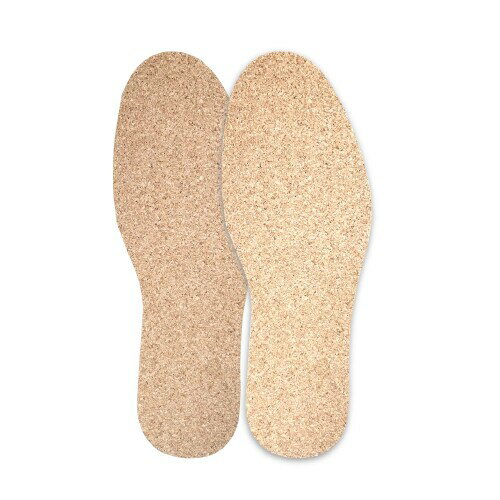 足裏の型にしっかり馴染む コルクインソール 天然素材 フリーカット