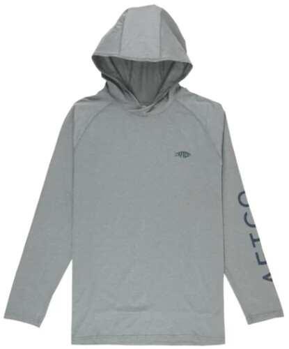 アフコ(Aftco) サムライ サン プロテクション フーディー シャツ スチール XXLサイズ (Samurai Sun Protection Hoodie Shirt Steel XL) M63126