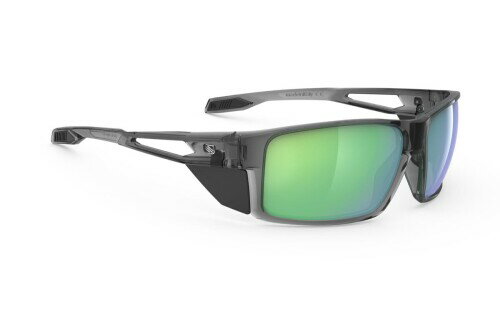 (RUDYPROJECT) サングラス Nyad ニアド クリスタルアッシュグロスフレーム | マルチレーザーグリーンレンズ SP924157-0000 レンズ幅：64mm