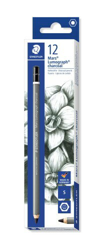 Rakuten - ステッドラー(STAEDTLER) 鉛筆 マルス ルモグラフ チャコール ソフト 12本入り 100C-S*12