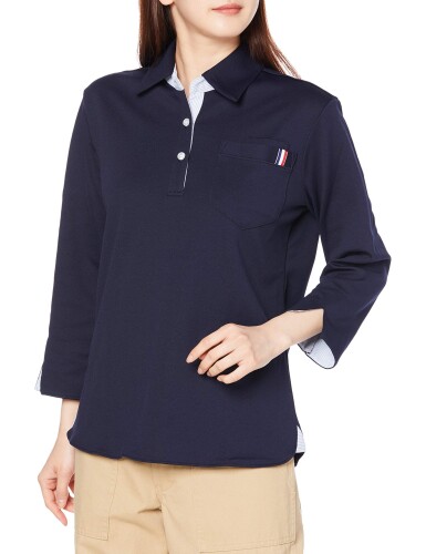 (KIRAKU) トンボ レディスニットシャツ CR146 S ネイビー SIZE:S 胸囲:92 身丈:63.5 袖丈:45 肩幅:38 SIZE:M 胸囲:96 身丈:65 袖丈:46 肩幅:40 SIZE:L 胸囲:101 身丈:66.5 袖丈:47 肩幅:42 SIZE:LL 胸囲:107 身丈:68 袖丈:48 肩幅:44 工業洗濯OK、吸汗、速乾、軽量、防透 説明 シンプルながらきっちり感のあるデザインが大人気のレディスニットシャツ。 衿の内側と前立て内側についたストライプ柄がポイントです。 ■素材 ポリエステル95%,綿5%(軽量鹿の子) ■機能 　工業洗濯OK ■ ■ ■工業洗濯に対応した縮みの少ない商品です。 　 ■吸汗速乾 ■ ■ ■肌面の汗を素早く吸い取り、生地の汗や水を素早く発散する素材です。 　 ■軽量 ■ ■ ■生地の適度なハリ ■コシを残しつつ、軽い着心地を追求した軽量素材です。 　 ■防透 ■ ■ ■下着など、中に着用したものが透けにくい素材です。 ■ポイント 　1.カラーバリエーション豊富で落ち着いたカラー展開 　2.首元の窮屈感を軽減するスキッパー衿 　3.使いやすく便利な胸元Wポケット 商品コード20077706735商品名(KIRAKU) トンボ レディスニットシャツ CR146 S ネイビー型番CR146-88サイズSカラー88ネイビー※他モールでも併売しているため、タイミングによって在庫切れの可能性がございます。その際は、別途ご連絡させていただきます。※他モールでも併売しているため、タイミングによって在庫切れの可能性がございます。その際は、別途ご連絡させていただきます。