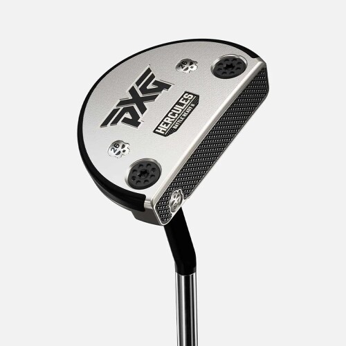 ピーエックスジー(PXG) ゴルフクラブ パター マレットタイプ Battle Ready II Hercules Double Bend Putters Platinum シャフト: Double-Bend Putter Shaft - Chrome グリップ: PXG Pistol I Putter Grip - Black ヘッドカラー