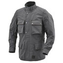 (マックスフリッツ) バイク用 ジャケット 春夏秋 MFJ-2515 撥水 レザーパイピングジャケット チャコール メンズ 2L(50)