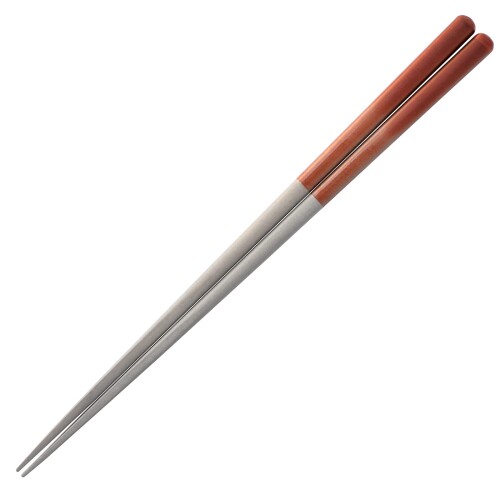 PINGTO 箸 食洗機対応 23cm TONES 先角 オレンジ 日本製 262945