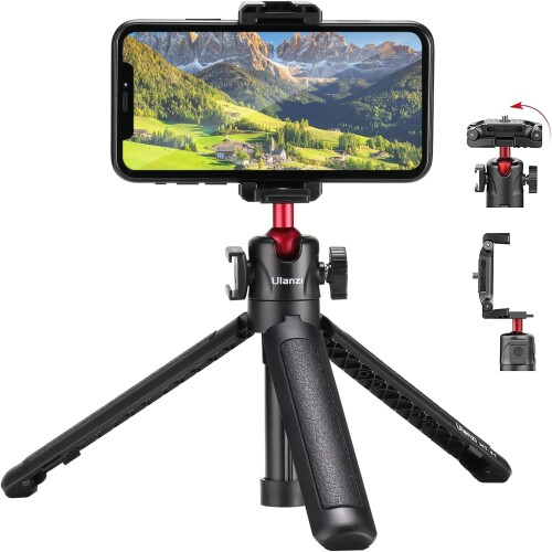 Ulanzi 2469A MT-41 スマホホルダー付きミニ三脚/スマホ三脚 4段階高さ調整可能 360°回転自由雲台 コールドシュー付属 ビデオカメラ 一眼レフカメラ スマートフォン等対応 【撮影が一層快適に!】MT-41は、アクセサリーシューを側面に搭載し、角度調整用の水準器も搭載しています。これにより、より正確な角度調整が可能となり、スマートフォンやカメラを使ったVlog撮影が一層快適になります。 【幅広い互換性】1/4インチネジに対応しており、さまざまなカメラを取り付け可能です。スマホホルダーは65〜85mmまで調整でき、多くのiPhoneやAndroid端末などに対応しています。 【360°回転ボール雲台】ボール雲台は360°回転し、自由なアングル調整が可能。縦向き撮影にも対応しています。さらに、雲台にはコールドシューが付属しており、マイクやLEDビデオライトなどを取り付けられ、利便性が向上します。 【軽量&コンパクト設計】全長わずか225mm、重量は198gと非常に軽量・コンパクト。ポケットやバックパックにも簡単に収納できるサイズ感で、アウトドアや旅行、ハイキングなどの携帯にも最適です。 【優れた安定性】スタンドの底部には滑り止めシリコンパッドを採用し、設置時の安定性をしっかりと確保しています。 商品コード20081652740商品名Ulanzi 2469A MT-41 スマホホルダー付きミニ三脚/スマホ三脚 4段階高さ調整可能 360&deg;回転自由雲台 コールドシュー付属 ビデオカメラ 一眼レフカメラ スマートフォン等対応型番2469A※他モールでも併売しているため、タイミングによって在庫切れの可能性がございます。その際は、別途ご連絡させていただきます。※他モールでも併売しているため、タイミングによって在庫切れの可能性がございます。その際は、別途ご連絡させていただきます。