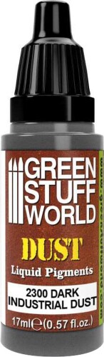 グリーンスタッフワールド アクリル塗料 リキッドピグメント ダークインダストリアルダスト 17ml ホビー用塗料 GSWC-2300