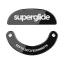 Pulsar Gaming Gears Superglide(Type S) マウスソール for Pulsar X2 Medium / X2 Mini/ X2H/ X2V2 マウスフィート ( 強化ガラス素材 ラウンドエッヂ加工 高耐久 超低摩擦 Super Smooth ) - Black