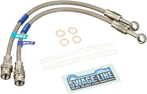 SWAGE-LINEブレーキホースキット/クリアホース/ステンレス製フィッティング仕様リアホースKIT クリアコート アテンザ GJ#FP/GJ#FW(-2014/12) RKSW4721N
