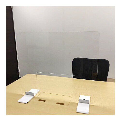 日本製アクリルパーテーション(窓あり) 500x600mm 200x300mm 3~5mm (パーテーショ...