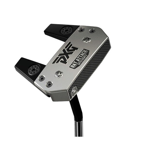 ピーエックスジー(PXG) ゴルフクラブ パター マレットタイプ Battle Ready II Bat Attack Heel Shafted Putters Platinum シャフト: Straight Putter Shaft - Chrome グリップ: PXG Pistol I Putter Grip - Black ヘッドカラー