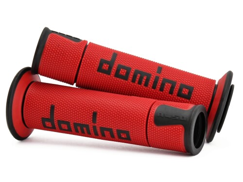 domino グリップ A450 レーシングタイプ レッド×ブラック A45041C4042