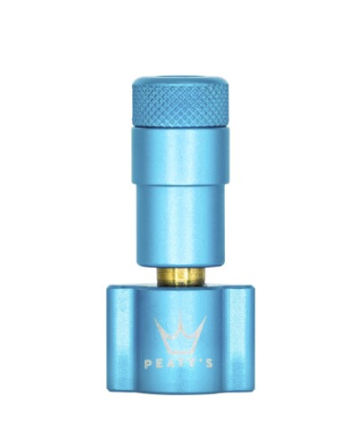 Peaty's (ピーティーズ) 自転車 空気入れ CO2インフレーター ヘッド 交換用 Holeshot CO2 Tyre Inflator Head - Turquoise