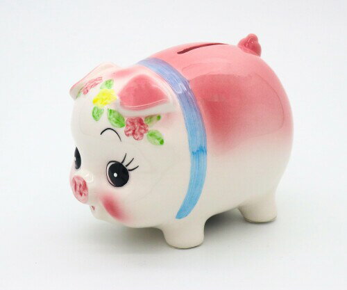 Coin Banks - クラフトマンハウス ブタの貯金箱 レトロ・中 日本製