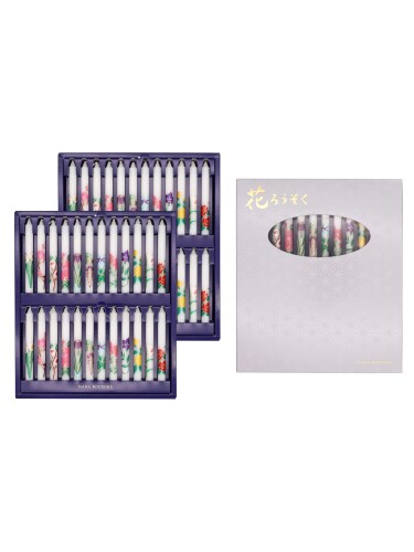 マルエス 花ろうそく 1号5 24本×2個セット 内容量:約6g(1本当たり) 商品サイズ:直径1.0×10.0cm 材質:パラフィン 燃焼時間:約1時間 入数:24本×2個セット ■ローソクに1月から12月までの月の花を転写しました。 ■毎月のお墓参り等にその月の花が転写されたローソクをお使い下さい。 商品コード20081782750商品名マルエス 花ろうそく 1号5 24本&times;2個セットサイズ約直径1&times;高さ10cmカラー花柄※他モールでも併売しているため、タイミングによって在庫切れの可能性がございます。その際は、別途ご連絡させていただきます。※他モールでも併売しているため、タイミングによって在庫切れの可能性がございます。その際は、別途ご連絡させていただきます。