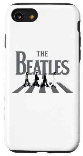 The Beatles - Abbey Road グレースケールアルバムカバー スマホケース iPhone SE (2020) / 7 / 8 用