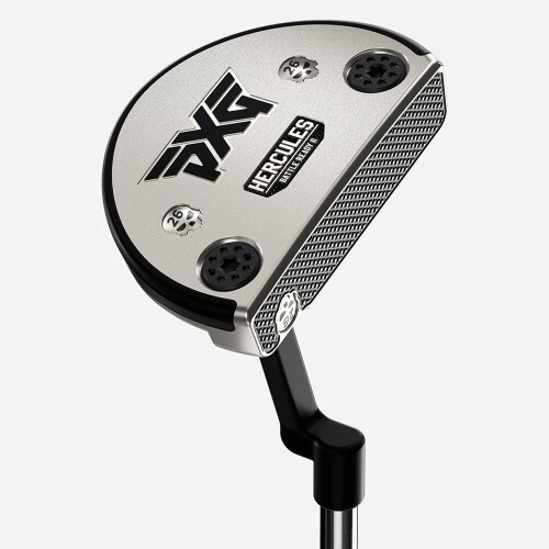 ピーエックスジー(PXG) ゴルフクラブ パター マレットタイプ Battle Ready II Hercules Plumbers Neck Putters Platinum シャフト: Straight Putter Shaft - Chrome グリップ: PXG Pistol I Putter Grip - Black ヘッドカラー：