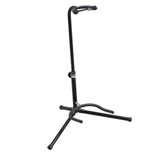 キクタニ ギタースタンド 転倒防止用ゴム付属 GS-102B シンプルなデザイン:洗練されたシンプルなデザインは、どんなギターにもマッチし、多くのミュージシャンに愛されています。 安定の品質:安定感のある三脚と、ラバー仕様のネックとボディの受け部により、大切なギターをしっかりと支えます。 スタンド部高さ520mm-580mm(可変) ネック受幅90mm ボディ受幅185mm スタンド足幅495mm 重量760g 商品紹介 GS-102Bは、シンプルかつ信頼性の高い設計で、あなたのギターをしっかりと守ります。ミュージシャンにとって欠かせないこのアイテムを、ぜひお試しください。 安全警告 ※本製品はラッカーフィニッシュのギター等には対応しておりませんので、長時間使用されますと変色する場合がございます。 ご注意(免責)必ずお読みください 長時間ご使用の際は、弊社ギタータンド用ボディーガード、「BD-L」のご使用をおすすめします。本製品のご使用中に塗装変質が現れても当社では責任を負いかねます。ご了承ください。 商品コード20068944763商品名キクタニ ギタースタンド 転倒防止用ゴム付属 GS-102B型番GS-102BサイズGS-102Bカラーブラック※他モールでも併売しているため、タイミングによって在庫切れの可能性がございます。その際は、別途ご連絡させていただきます。※他モールでも併売しているため、タイミングによって在庫切れの可能性がございます。その際は、別途ご連絡させていただきます。