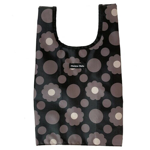 ポケッタブルトートバッグ Sサイズ クッキーフラワーカフェ 折りたたみ 軽量