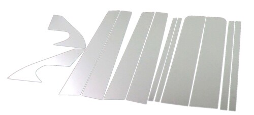 BRIGHTZ プロボックスワゴン NCP58G NCP59G 超鏡面ステンレスメッキピラーパネル バイザー無用 12PC PROBOX プロボックス ワゴン NCP P58 P59 58 59 50 4636