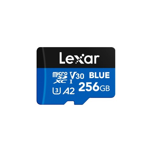 Lexar Blue microSDXCカード 256GB 読み出し最大160MB/s UHS-I U3 V30 A2 フルHD・4K動画対応 スマートフォン/タブレット/アクションカメラ対応 Full-HDや4K UHD動画を含むメディアファイルの撮影、再生、転送を高速に行えます UHS-Iテクノロジーにより、最大160MB/sの読み取り速度を実現し、ファイル転送を高速化します A2規格のアプリパフォーマンスにより、アプリを素早く読み込み、遅延のないスムーズな操作を実現します 最大2TBの大容量で、お気に入りのコンテンツをたっぷり保存可能 耐熱性、防水性、X線耐性などを備え、過酷な環境にも耐える設計 商品コード20082318766商品名Lexar Blue microSDXCカード 256GB 読み出し最大160MB/s UHS-I U3 V30 A2 フルHD・4K動画対応 スマートフォン/タブレット/アクションカメラ対応サイズ256GBカラーブルー※他モールでも併売しているため、タイミングによって在庫切れの可能性がございます。その際は、別途ご連絡させていただきます。※他モールでも併売しているため、タイミングによって在庫切れの可能性がございます。その際は、別途ご連絡させていただきます。