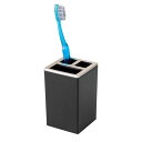 InterDesign 歯ブラシスタンド ホルダー 洗面所 Clarity ブラック マット 41287EJ 6.35cm x 6.35cm x 10.16cm 大人サイズまたは子供の歯ブラシを2個まで、歯磨き粉を一個まで収納できる歯ブラシホルダー メイクブラシ、アイライナーペンシル、その他の化粧品用品の保管にも最適 どんな浴室のインテリアにも似合うモダンなデザイン 耐久性の高いプラスチック製、マットニッケルのアクセント InterDesign Clarity バスルームシリーズのこの歯ブラシホルダースタンドは標準サイズの歯ブラシを2個と歯磨き粉の収納に便利です。洗面台での歯磨き用品の整頓に便利なモダンなデザイン。耐久性のあるプラスチック製とマットニッケル製のベースが特徴の歯ブラシホルダー。InterDesignのClarity バスルームシリーズ製品と合わせてお使いください。 商品コード20011608775商品名InterDesign 歯ブラシスタンド ホルダー 洗面所 Clarity ブラック マット 41287EJ型番41287サイズ6.35cm x 6.35cm x 10.16cmカラーブラック/シルバー※他モールでも併売しているため、タイミングによって在庫切れの可能性がございます。その際は、別途ご連絡させていただきます。※他モールでも併売しているため、タイミングによって在庫切れの可能性がございます。その際は、別途ご連絡させていただきます。