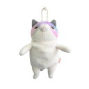 シナダグローバル もちシリーズ もちねこ レインボー (mini) 7×5×14cm ぬいぐるみ ネコ アニマル MONE-0088R