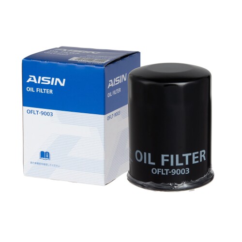 アイシン AISIN 車用 オイルフィルター 純正適合品番 90915-10004 他 ジムニー/エブリイ/ワゴンR 他 OFLT-9003 購入の際には適合車種リスト/メーカーHP等をご参照の上、ご自身の車種に適合した商品をご購入ください 世界のトヨタグループ、安心・安全のアイシンブランド 自動車部品のグローバルサプライヤー・アイシンブランドの自動車用オイルフィルター 【取付寸法】高さ:89mm　外径(O.D.):65mm　ねじ径:3/4-16UNF ※適合純正品番・車種・エンジン型式リストを必ずご確認の上ご購入ください。 【商品名】 　オイルフィルター　型番:OFLT-9003 【商品概要】 　 ■大手カーメーカーで採用多数!自動車部品のグローバルサプライヤー ■アイシンブランドの自動車用オイルフィルターです。 　 ■自動車のエンジンオイルは、エンジン内部で発生する不純物(カーボン、スラッジ等)を取り込み、エンジンの機能を保つ役割を持っています。こうした不純物がオイルに貯まると、燃費の悪化やエンジン内部の摩耗による故障につながる恐れがあります。 ■オイルを清潔に保つには、エンジンオイル内の不純物をろ過するオイルフィルターの定期的な交換を強くお勧めします。 　 ■多数の国産車に適合する柔軟なラインナップを展開。 　 ■オイルフィルターの交換は、フィルターの効果を最大限に活かすためにも、エンジンオイル交換との同時実施をお勧めします。 【取付寸法】 　高さ:89mm　外径(O.D.):65mm　ねじ径:3/4-16UNF 【適合純正品番】 トヨタ: 15601-76008-71、90915-03004、90915-10002、90915-10004、90915-10004-79 日産: AY100-TY014 いすゞ: 5-86300757 ダイハツ: 15601-87105-000、15601-87110、15601-87110-000、90915-10002、90915-10002-000、90915-10004、90915-10004-000 【注意事項】 　 ※適合純正品番 ■車種 ■エンジン型式を必ずご確認の上ご購入ください。 　 ※交換時には、必ずフィルター外径に合ったレンチをご使用ください。 商品コード20063852780商品名アイシン AISIN 車用 オイルフィルター 純正適合品番 90915-10004 他 ジムニー/エブリイ/ワゴンR 他 OFLT-9003型番OFLT-9003カラーブラック※他モールでも併売しているため、タイミングによって在庫切れの可能性がございます。その際は、別途ご連絡させていただきます。※他モールでも併売しているため、タイミングによって在庫切れの可能性がございます。その際は、別途ご連絡させていただきます。