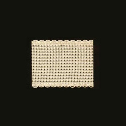 Original Zweigart Handarbeits-Stoff 刺しゅう布 『ZWEIGART (ツバイガルト) アイーダテープ 5cm巾 1mカット 7107-15 青』