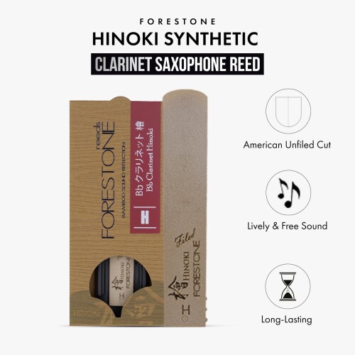 Forestone Hinoki B♭Clarinet H (フォレストーン 檜 B♭ クラリネット用 リード H)